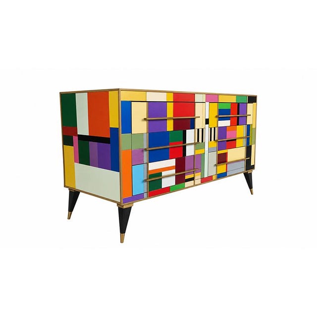 Glass Chest of Drawers, 1980s For Sale - Image 3 of 5