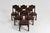 Exceptional set of six French dining chairs designed by Etienne Kohlmann in the 1930s. These chairs stand out for their...