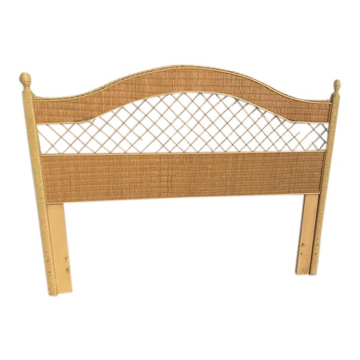 Henry Link Vintage Wicker Queen Headboard Chairish