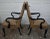 1960s Hickory Chair High Back Armchairs Vintage Hollywood Regency Striped Accent Pair For Sale - Image 5 of 11