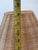 Vintage MCM Wooden Base With Rattan Shade Table Lamp For Sale In Phoenix - Image 6 of 7