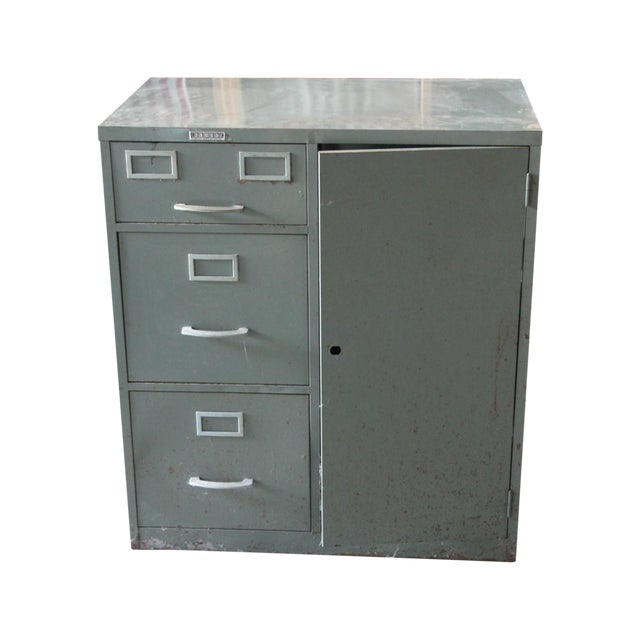 Vintage Filing With Safe Chairish