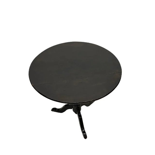 19th Century Dark Oak Tilt-Top Tripod Table For Sale - Image 10 of 11