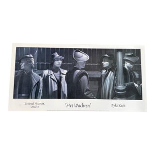Pyke Koch (1901-1991), Het Wachten, 1941, Copyright Erven Pyke Centraal Museum Utrecht 1994, Printed in Holland #770 For Sale
