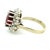 Vintage Pink Tourmaline Diamond Cluster Ring 14k White Gold 4.65 Ct, Size 8 For Sale - Image 12 of 14