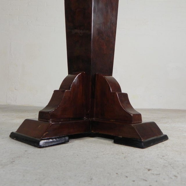 Art Deco Table with Inlaid Wood, 1990s For Sale - Image 3 of 18