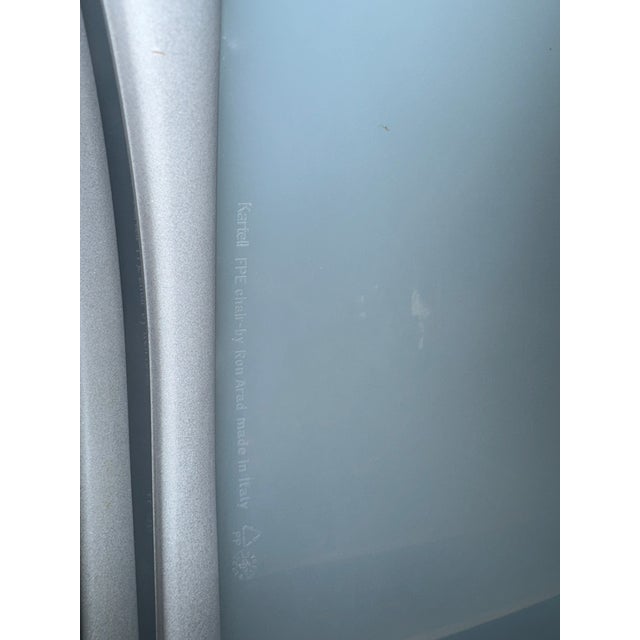 1990s Vintage Kartell Fpe "Fantastic Plastic Elastic" Dining Chairs by Ron Arad - Set of 6 For Sale - Image 5 of 5