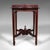 1970s Vintage Silver Display Table, Oriental Mahogany, Side, Lamp, Chippendale Revival For Sale - Image 5 of 9