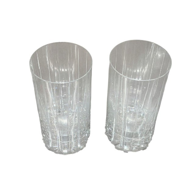 French Baccarat Crystal Barware Set With Ice Bucket and Twelve Glasses. 20th Century. For Sale - Image 3 of 10