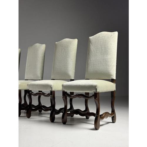 1950s Chairs from Os de Mouton, 1950s, Set of 6 For Sale - Image 5 of 18