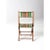 Green Vintage Kid's Stripe Canvas Folding Chair For Sale - Image 8 of 11
