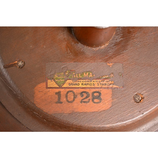 Imperial Furniture Georgian Mahogany Pedestal Tea Table or Occasional Side Table, Circa 1930s For Sale - Image 9 of 10