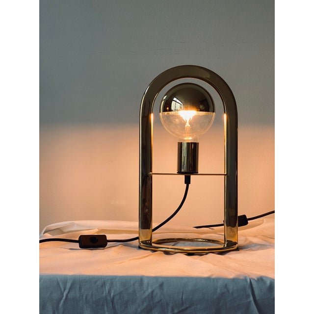 Golden Arco 40 Table Lamp from VD, Germany, Set of 2 For Sale - Image 9 of 15