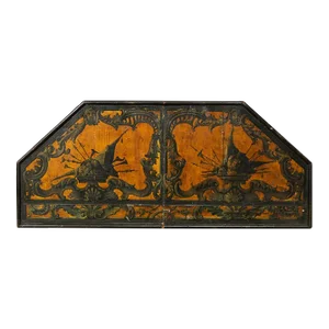 18th Century Hand-Painted Wall Plaque, Italy