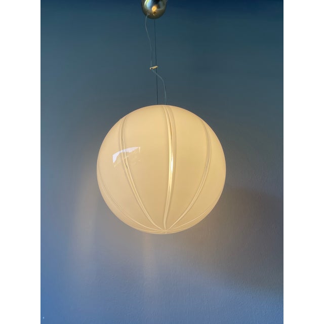 Vintage Hand-Crafted Murano Glass Chandelier, 1980s For Sale - Image 3 of 16