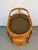 Wood Vintage Collapsible Rattan and Bamboo Bar Cart For Sale - Image 7 of 10