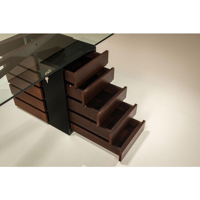 Cavour Desk by Carlo Mollino for Zanotta, Italy, 1949 For Sale - Image 10 of 15