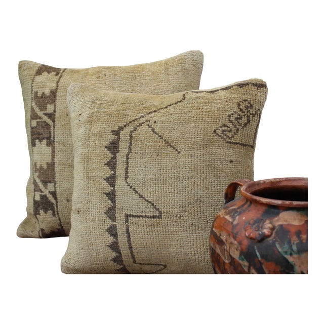 Turkish Decorative Pillow Covers ( Set of 2) - 20" X 20" For Sale