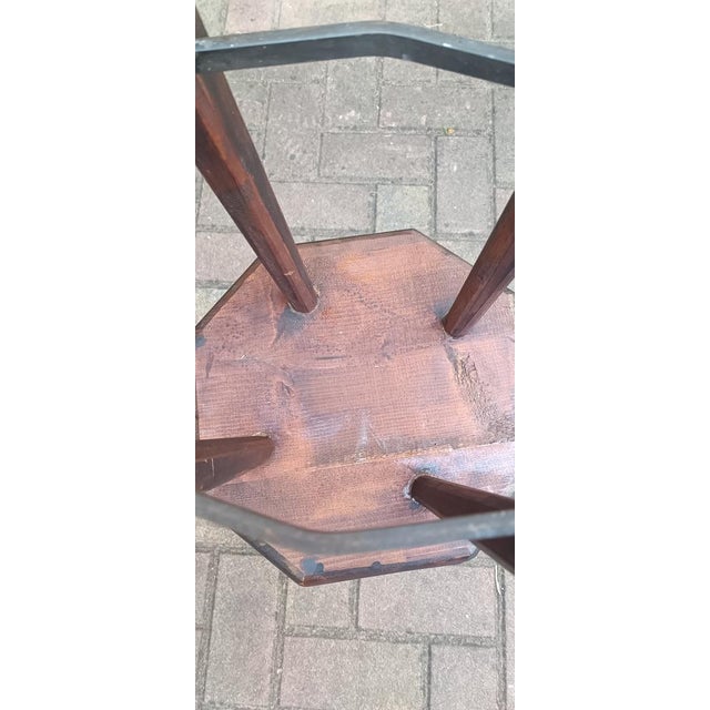 Vintage Brutalist Stools, 1970s, Set of 2 For Sale - Image 9 of 10