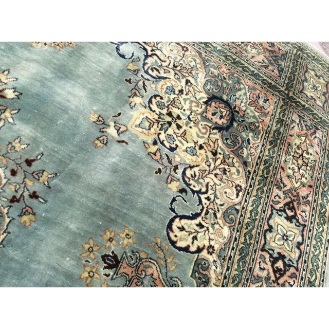 Handmade Vintage Oushak Rug - 130" X 79" For Sale - Image 9 of 12