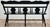 Vintage Black Early American Style Carved Wood Bench For Sale In Kansas City - Image 6 of 12