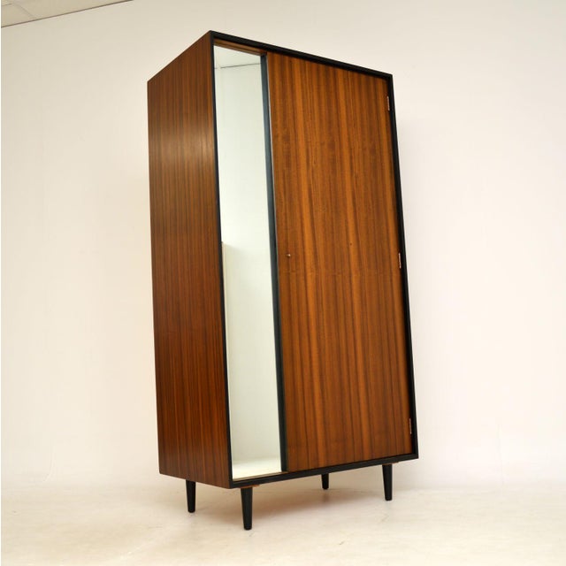 Vintage Walnut Wardrobe by John & Sylvia Reid for Stag, 1950s For Sale - Image 12 of 12