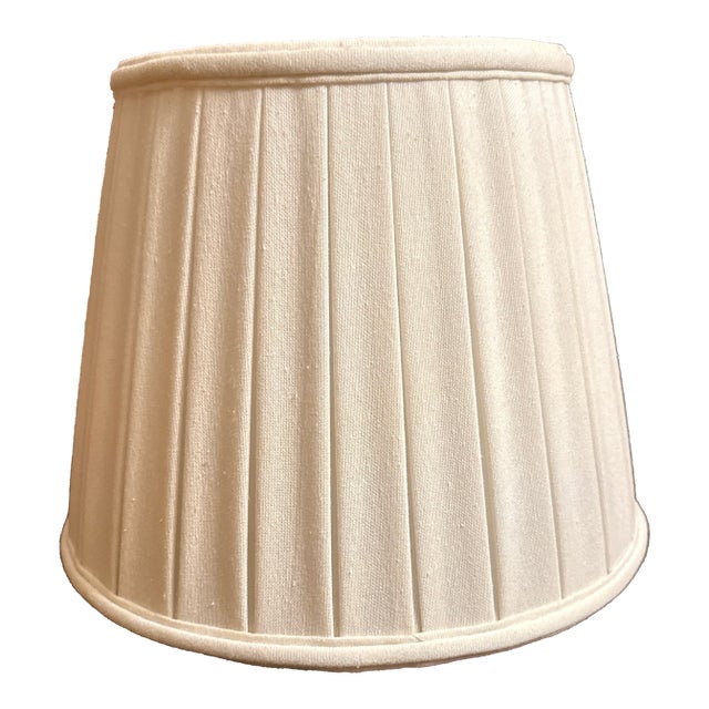 Linen Pleated Lampshade For Sale