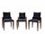 Set of 4 Via-Vai chairs, designed by him in 1992 for Molteni. It is an unusual chair that requires a closer look at the...