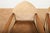 Arts and Crafts Oak Armchairs with Velour Upholstery, Set of 2 For Sale - Image 4 of 13