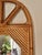 Arched Demi-Lune Console in Rattan and Bamboo with Mirror from Vivai del Sud, Italy, 1960s For Sale - Image 6 of 14