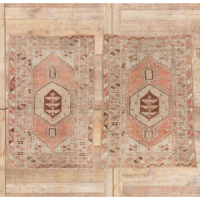 Vintage Turkish Oushak Rug, 03'05 X 05'00 For Sale - Image 11 of 11