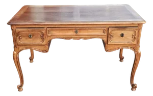 Mid 20th Century French Provincial Style Walnut Writing Desk