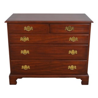 Henkel Harris Cherry 5 Drawer Dresser Chest For Sale