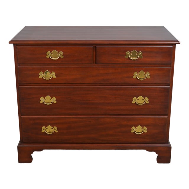 Henkel Harris Cherry 5 Drawer Dresser Chest For Sale