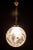 Glass Liberty Engraved Glass Sphere Chandelier or Lantern, Italy, 1940 For Sale - Image 7 of 16