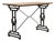 Cast Iron Bistro Table with Oak Top, Antique, France, 20th Century For Sale