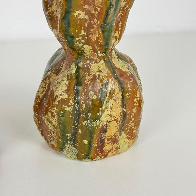 Sculptural Ceramic Vases attributed to Pietro Melandri, Faenza, 1960s, Set of 2 For Sale - Image 9 of 13