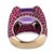 Vintage 10.00 Carat Amethyst Ruby 18k Gold Cocktail Ring, Size 6.5 For Sale In Los Angeles - Image 6 of 6