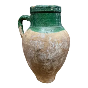 Vintage Turkish Terracotta Oil Jar