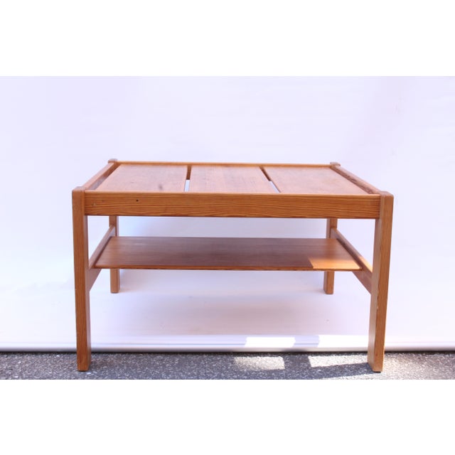 Scandinavian Pine Coffee Table by Yngve Ekström, in Good conditions. Designed 1970 to 1979 This piece is designed in the...