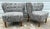 Mid-Century Modern Newly Upholstered Club Chairs After Geo Ponti For Sale In Philadelphia - Image 6 of 12