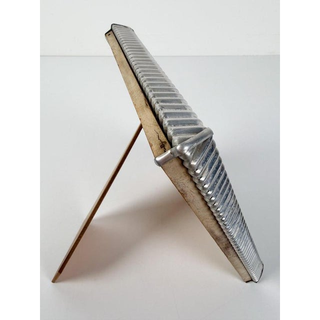 Mid-Century Modern Italian Embossed Tin Tabletop Picture Frame, 1930s For Sale - Image 13 of 18