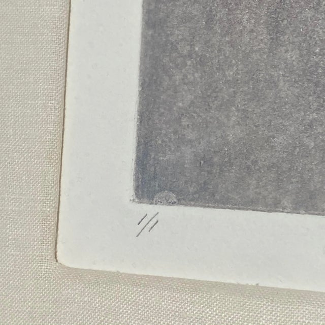 "Striding Moon" Signed Original Monoprint by Robert Alan DeVoe C. 1987 For Sale - Image 4 of 12