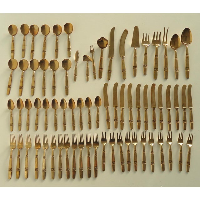 Thai Bronze Flatware 70 Pieces Chairish