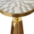 New special order item. Not vintage. Get ready to jazz up your space with the Elias Brass &amp; Bone Accent Table -...