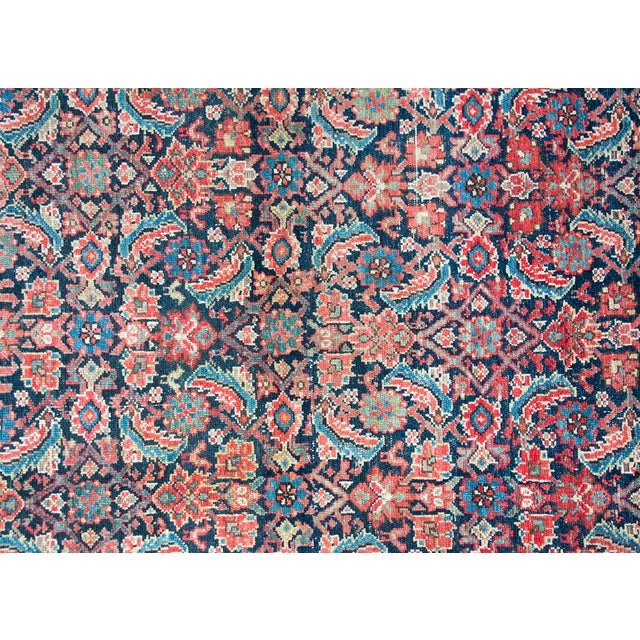 Red Early 20th Century Persian Malayer Rug For Sale - Image 8 of 15