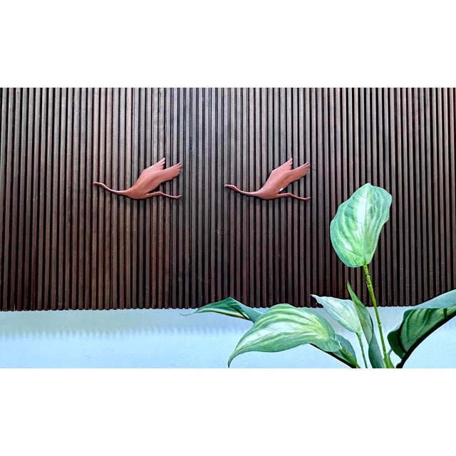 Large Ceramic Flamingo Wall Sculptures from Cortendorf, West Germany 1960s, Set of 2 For Sale - Image 6 of 18