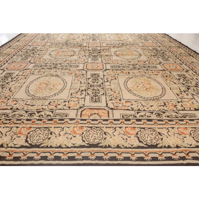 Modern Bassarabian Botanic Design Hand Knotted Wool Rug by Doris Leslie Blau For Sale - Image 4 of 7