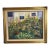 Vintage French Style Impressionist Garden Painting by Irene Cloninger For Sale