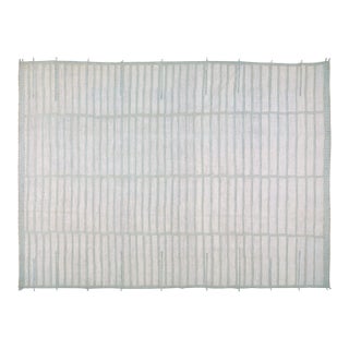 1990s Moroccan Hand Knotted Beni Ourain Rug With Soft Texture,10'4"X14'5" For Sale